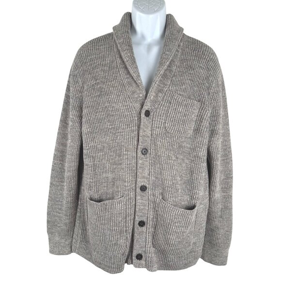 Banana Republic Shawl Collar Cardigan Sweater Mens XL Supima Cotton CJ-2148 - Picture 1 of 10